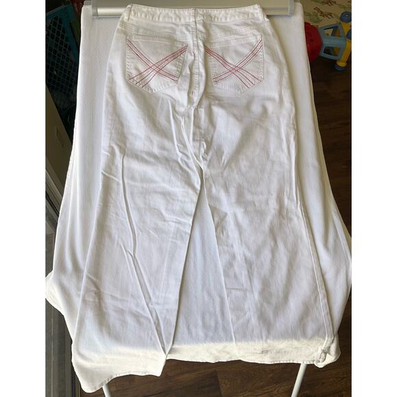 True Religion Made In USA Women’s Waxed Straight Long Denim size 25, Blue - Picture 12 of 13